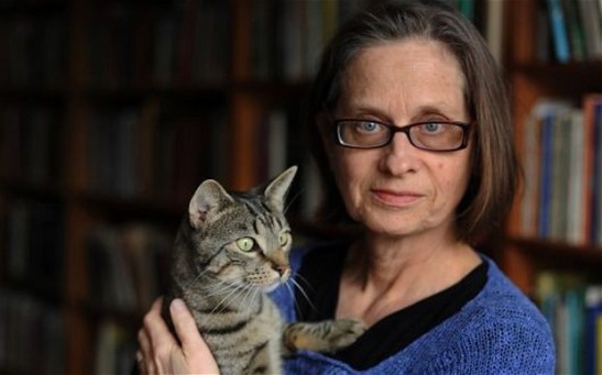 Lydia Davis and a cat