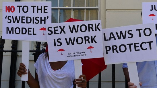 Sex Workers Protest 'Laws' In London