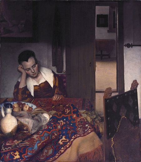 Vermeer young women sleeping