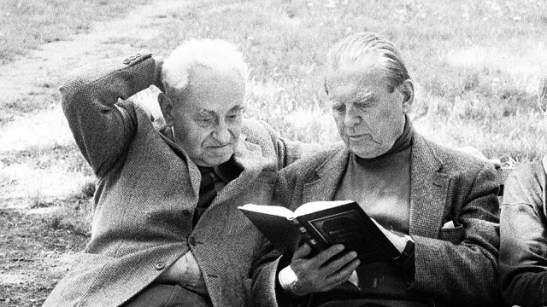 Jerzy Turowicz i Czeslaw Milosz